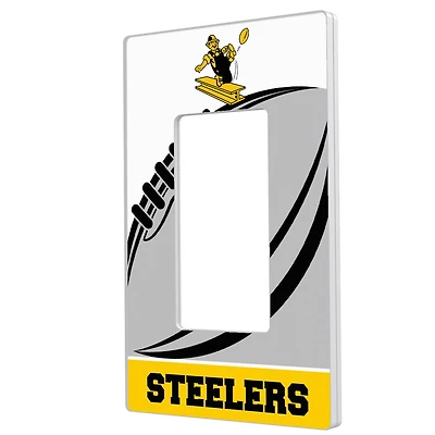 Pittsburgh Steelers Passtime Design Single Rocker Lightswitch Plate