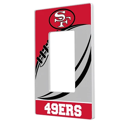 San Francisco 49ers Passtime Design Single Rocker Lightswitch Plate