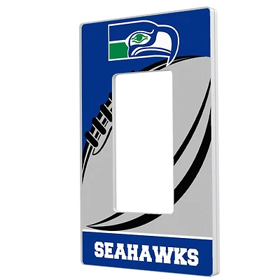 Seattle Seahawks Passtime Design Single Rocker Lightswitch Plate