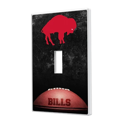 Buffalo Bills Legendary Design Single Toggle Lightswitch Plate