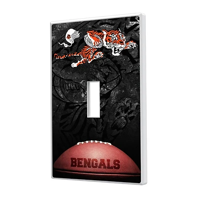 Cincinnati Bengals Legendary Design Single Toggle Lightswitch Plate