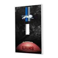 Detroit Lions Legendary Design Single Toggle Lightswitch Plate