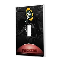 Green Bay Packers Legendary Design Single Toggle Lightswitch Plate