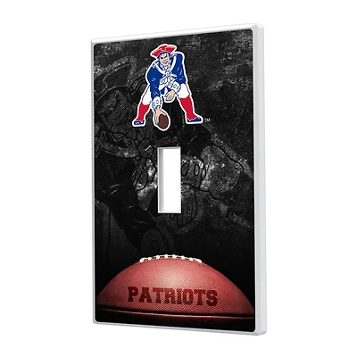 New England Patriots Legendary Design Single Toggle Lightswitch Plate