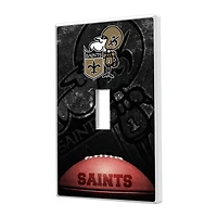 New Orleans Saints Legendary Design Single Toggle Lightswitch Plate