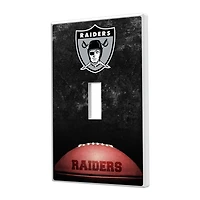 Oakland Raiders Legendary Design Single Toggle Lightswitch Plate
