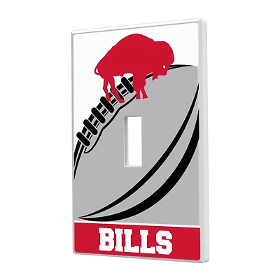 Buffalo Bills Passtime Design Single Toggle Lightswitch Plate