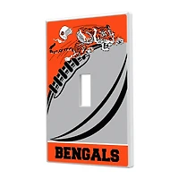 Cincinnati Bengals Passtime Design Single Toggle Lightswitch Plate