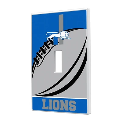 Detroit Lions Passtime Design Single Toggle Lightswitch Plate