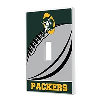 Green Bay Packers Passtime Design Single Toggle Lightswitch Plate