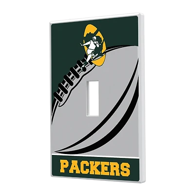 Green Bay Packers Passtime Design Single Toggle Lightswitch Plate
