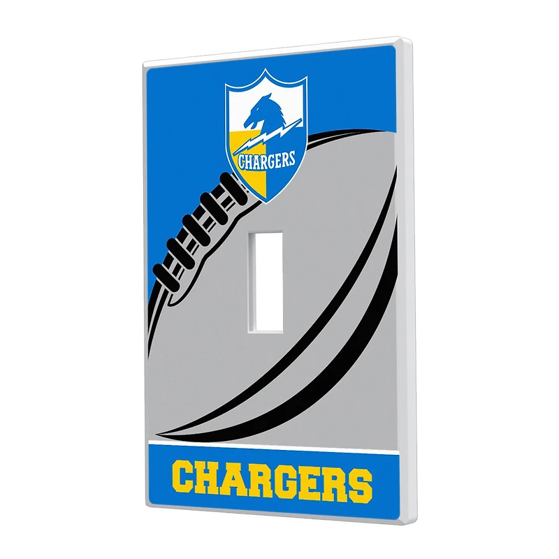 Los Angeles Chargers Passtime Design Single Toggle Lightswitch Plate