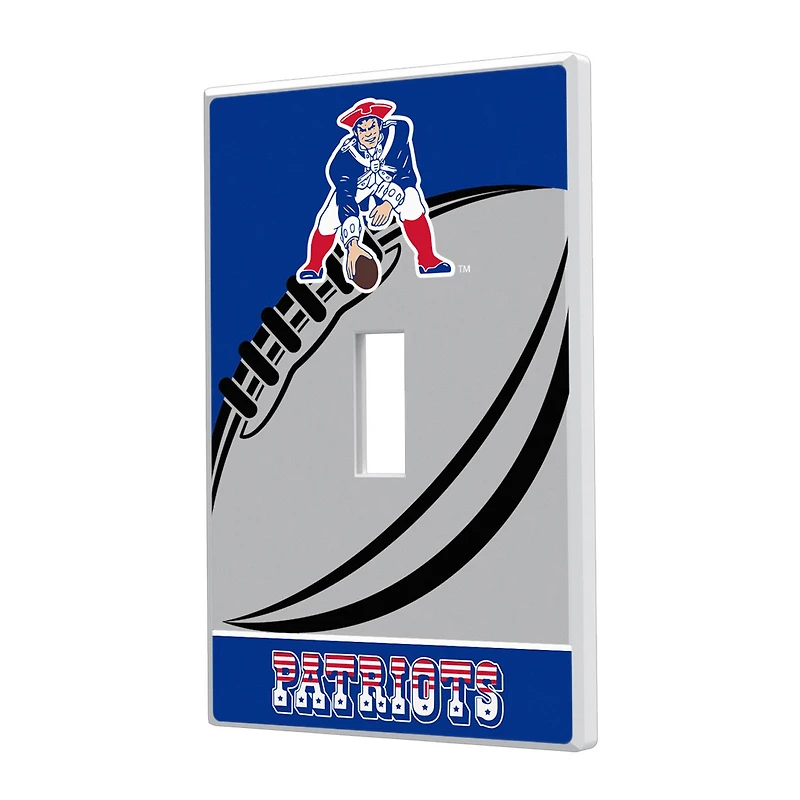 New England Patriots Passtime Design Single Toggle Lightswitch Plate