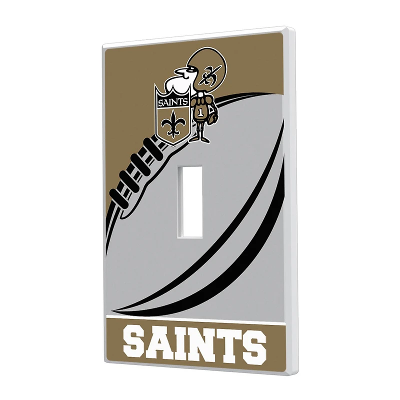 New Orleans Saints Passtime Design Single Toggle Lightswitch Plate