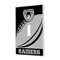 Oakland Raiders Passtime Design Single Toggle Lightswitch Plate