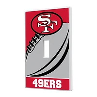 San Francisco 49ers Passtime Design Single Toggle Lightswitch Plate