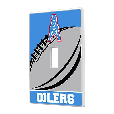 Houston Oilers Passtime Design Single Toggle Lightswitch Plate