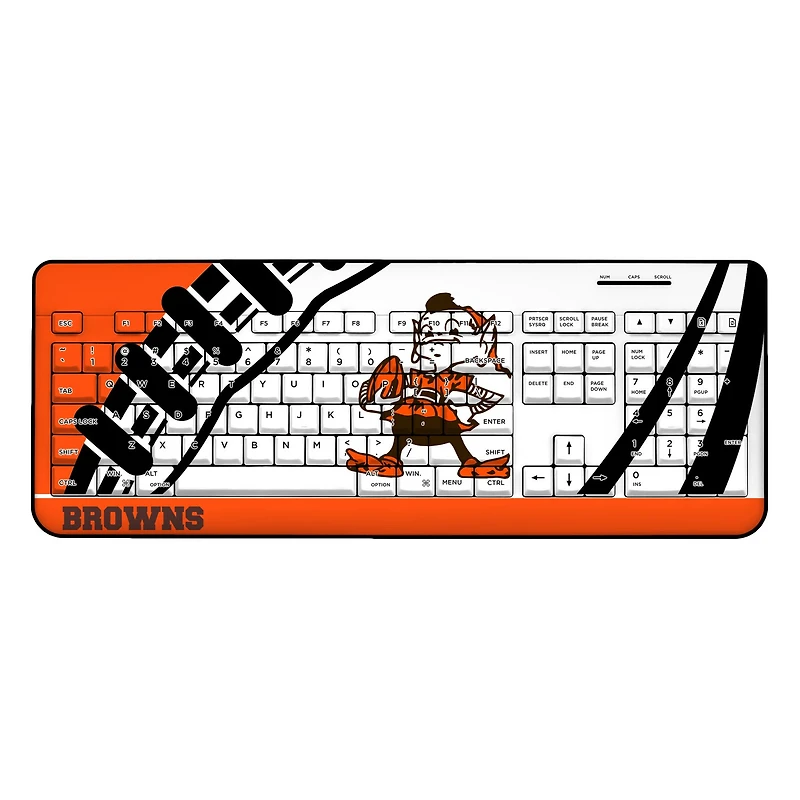 Cleveland Browns Passtime Design Wireless Keyboard