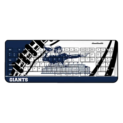 New York Giants Passtime Design Wireless Keyboard