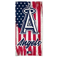 WinCraft Los Angeles Angels 60'' x 30'' Patriotic Spectra Beach Towel