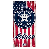 WinCraft Houston Astros 60'' x 30'' Patriotic Spectra Beach Towel