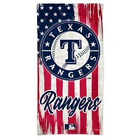WinCraft Texas Rangers 60'' x 30'' Patriotic Spectra Beach Towel