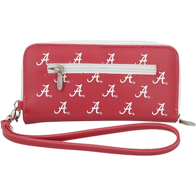 Women's Alabama Crimson Tide Zip-Around Wristlet Wallet