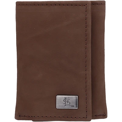St. Louis Cardinals Leather Trifold Wallet with Concho