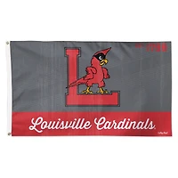 WinCraft Louisville Cardinals Single-Sided College Vault Team Deluxe Flag