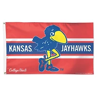 WinCraft Kansas Jayhawks Single-Sided College Vault Deluxe Flag