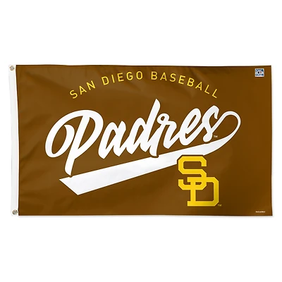 WinCraft San Diego Padres 3' x 5' Single-Sided Heritage Deluxe Flag