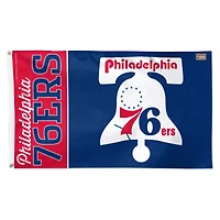 WinCraft Philadelphia 76ers 3' x 5' Single-Sided Heritage Deluxe Flag