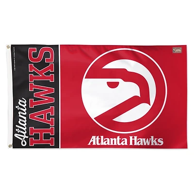 WinCraft Atlanta Hawks 3' x 5' Single-Sided Heritage Deluxe Flag