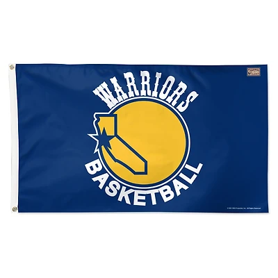 WinCraft Golden State Warriors 3' x 5' Single-Sided Heritage Deluxe Flag