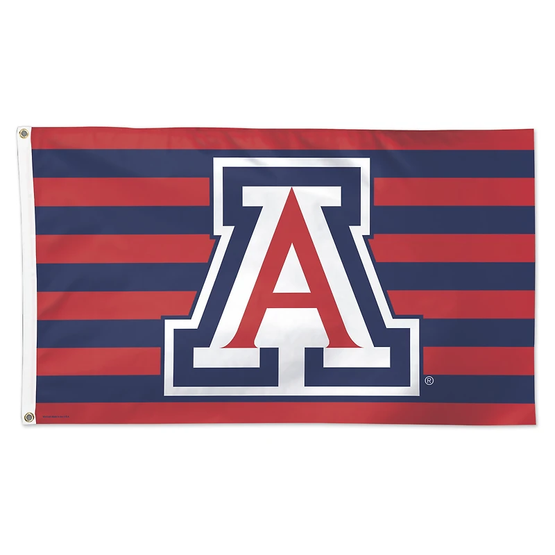 WinCraft Arizona Wildcats 3' x 5' Stripe Deluxe Single-Sided Flag