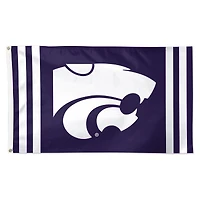 WinCraft Kansas State Wildcats 3' x 5' Vertical Stripe Deluxe Single-Sided Flag