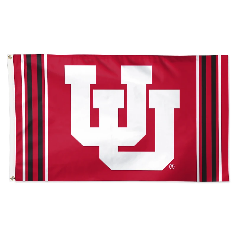 WinCraft Utah Utes 3' x 5' Vertical Stripe Deluxe Single-Sided Flag