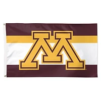 WinCraft Minnesota Golden Gophers 3' x 5' Horizontal Stripe Deluxe Single-Sided Flag