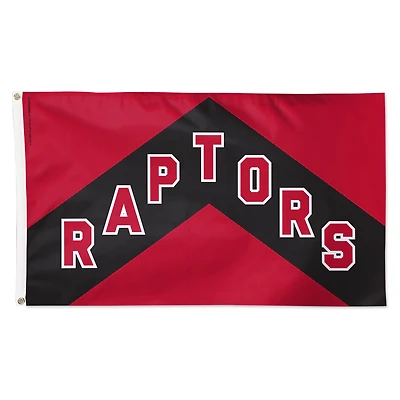 WinCraft Toronto Raptors 3' x 5' Horizontal Stripe Deluxe Single-Sided Flag