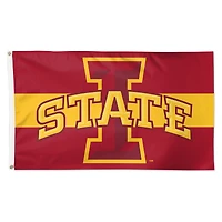 WinCraft Iowa State Cyclones 3' x 5' Horizontal Stripe Deluxe Single-Sided Flag