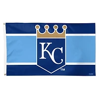 WinCraft Kansas City Royals 3' x 5' Horizontal Stripe Deluxe Single-Sided Flag