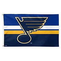 WinCraft St. Louis Blues 3' x 5' Logo Stripe Deluxe Single-Sided Flag