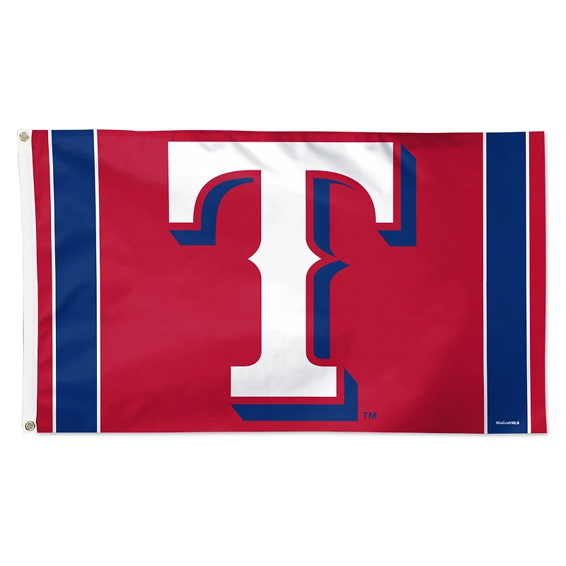 WinCraft Texas Rangers 3' x 5' Vertical Stripe Deluxe Single-Sided Flag