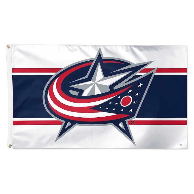 WinCraft Columbus Blue Jackets 3' x 5' Horizontal Stripe Deluxe Single-Sided Flag