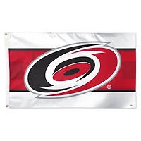 WinCraft Carolina Hurricanes 3' x 5' Horizontal Stripe Deluxe Single-Sided Flag