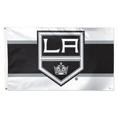 WinCraft Los Angeles Kings 3' x 5' Horizontal Stripe Deluxe Single-Sided Flag