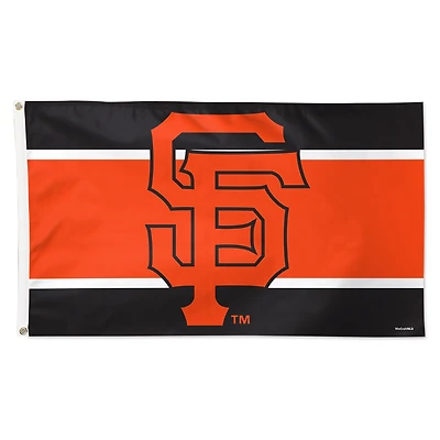 WinCraft San Francisco Giants 3' x 5' Horizontal Stripe Deluxe Single-Sided Flag
