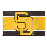WinCraft San Diego Padres 3' x 5' Horizontal Stripe Deluxe Single-Sided Flag