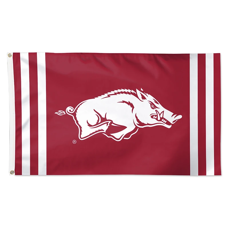WinCraft Arkansas Razorbacks 3' x 5' Vertical Stripe Deluxe Single-Sided Flag