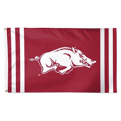 WinCraft Arkansas Razorbacks 3' x 5' Vertical Stripe Deluxe Single-Sided Flag